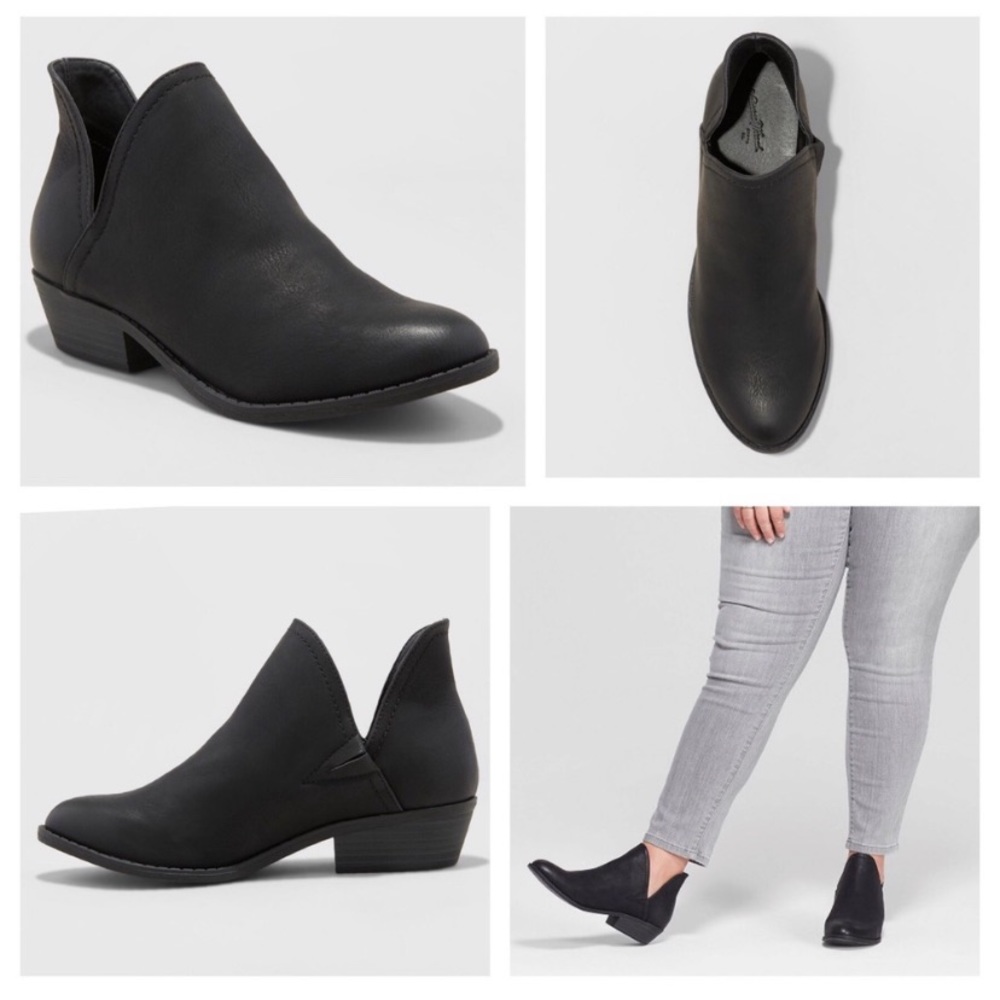 Universal Thread Black booties
